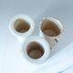 Antique Handmade Ceramic Vases, Set of Three, Italy 1900 circa