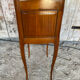 Antique nightstand louis xv style cherry wood drawer + vintage case