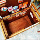 Wicker bench box