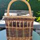 Vintage wicker basket