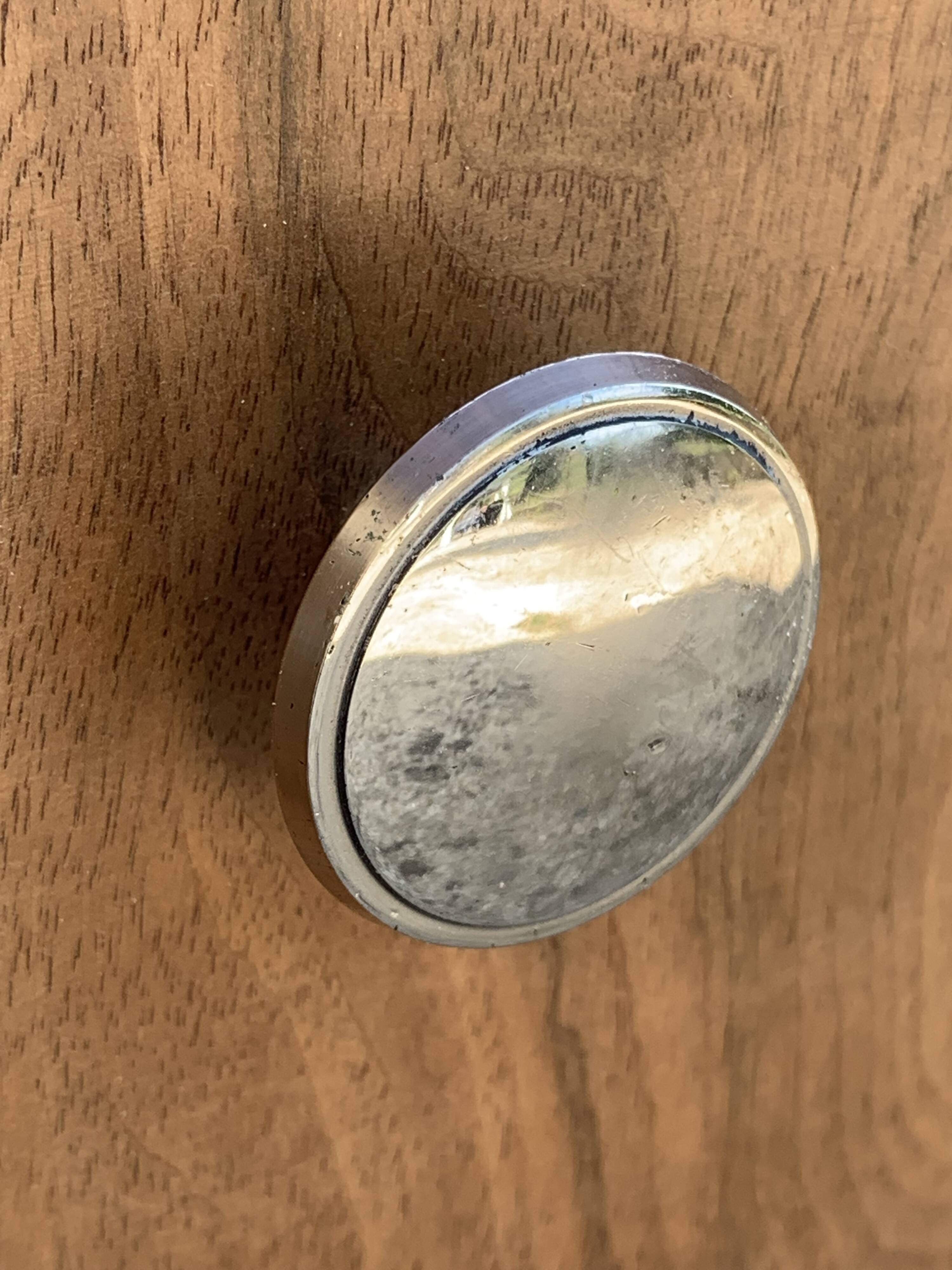 High art deco chest of drawers with mustache feet in raw walnut, 1930s
