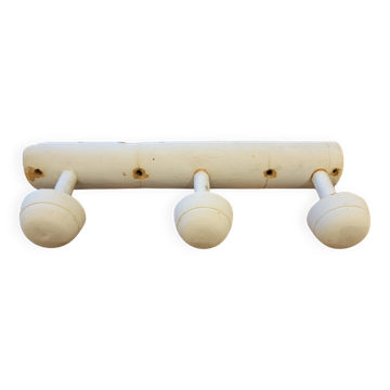 White wall coat rack