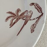 4 assiettes terre de fer Longchamp