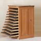 1940s vintage wood chest of drawers