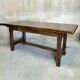 Solid wood farmhouse table