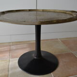 Coffee table foot tulip and Moroccan tray