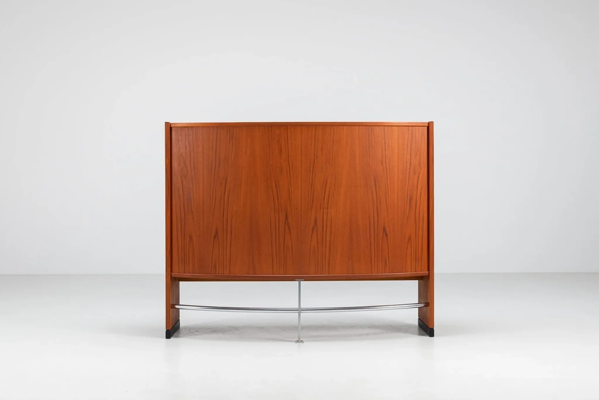 Erik Buch boomerang dry bar set in teak Dyrlund Denmark 1960