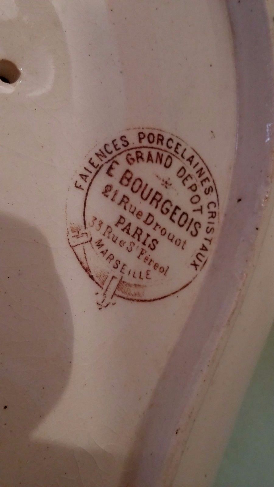 Saucière Grand Depot E. Bourgeois Paris