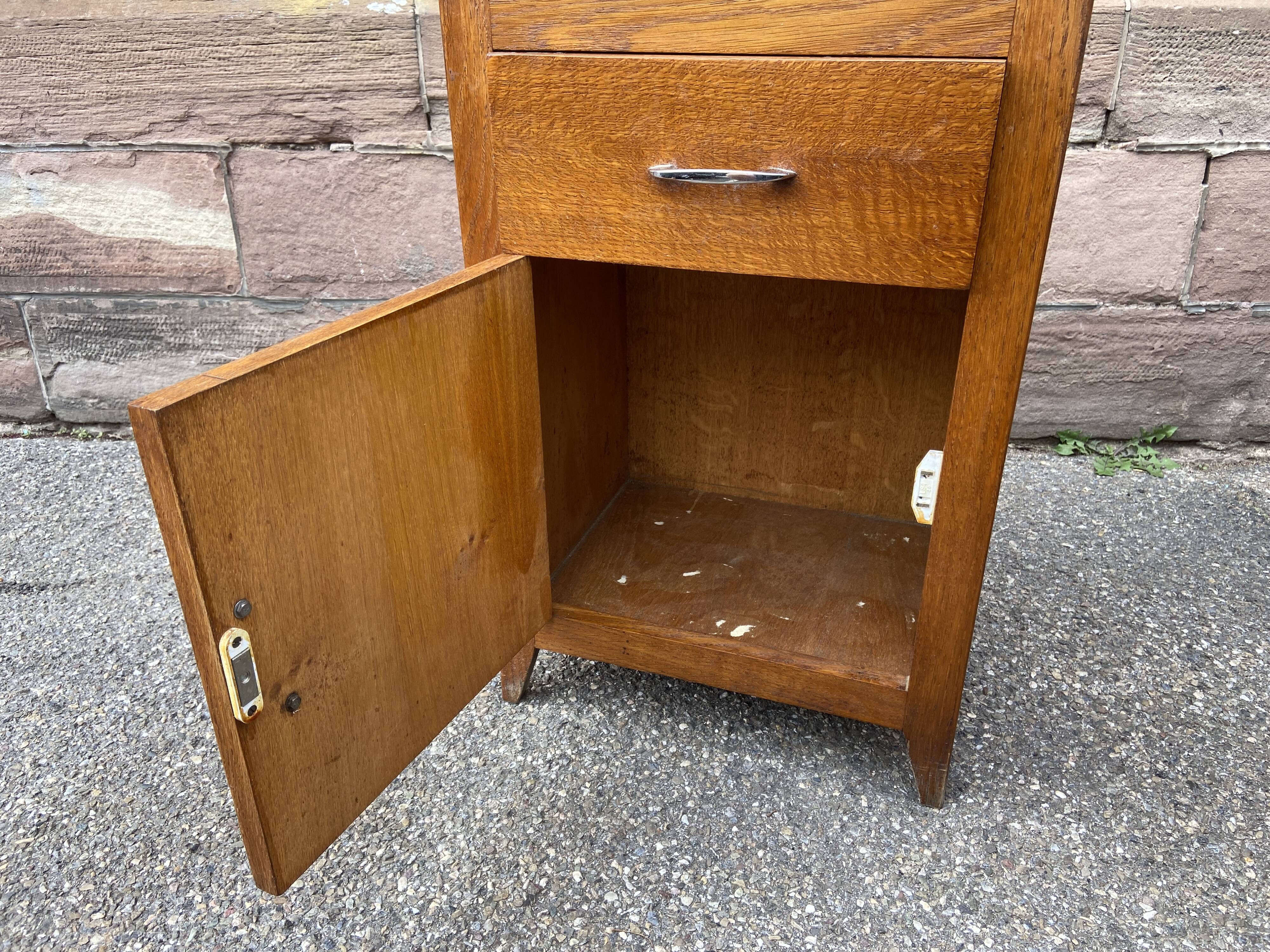 Amazing Pair of Scandinavian Bedside Tables Mid Century Style VI