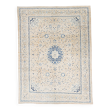 Grand Tapis Persan Ancien – Motifs Médaillon, Laine Nouée Main, 289x376 Cm