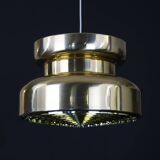 Golden Swedish design hanging lamp - XL - Carl Thore  ***  Sweden 1970 - Stylish lighting