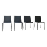 Aluminium and polyurethane chairs by Roberto Barbieri for B&B Italia, early 21st century, set of 4.