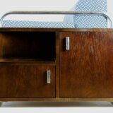 Restored Bauhaus Tubular Steel Sofa by Robert Slezak, 1930s