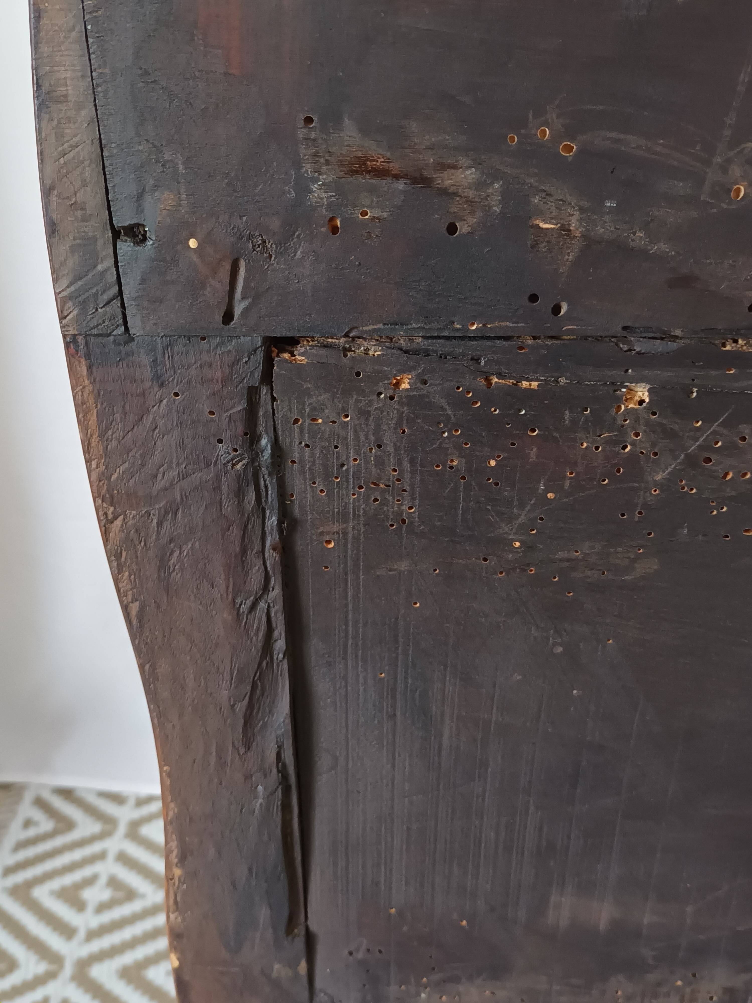 Louis XV style sloped secretary, 18th century.