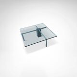 KW1 glass, metal and granite coffee table by Hank Kwint for Metaform 1980s