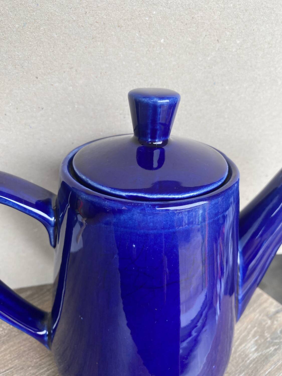 Blue teapot