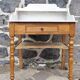 Wooden and marble toilet furniture