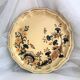 Decorative plate earthenware of Salins France decoration of Aligne