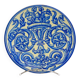 Spanish faience plate with blue decoration – 19th century