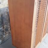 Rattan cabinet cabinet