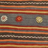 6x9 Striped Vintage Kilim Rug, Home Decor Carpet, 175x276Cm