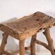 Antique stool in wabi-sabi style (c.1900) #3
