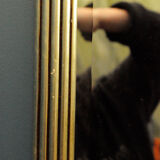 Hollywood Regency style mirror, Scandinavia