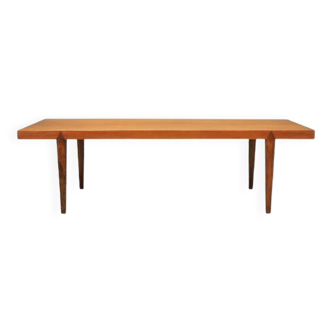 Teak bench, Danish design, 1970s, manufacturer: Severin Hansen