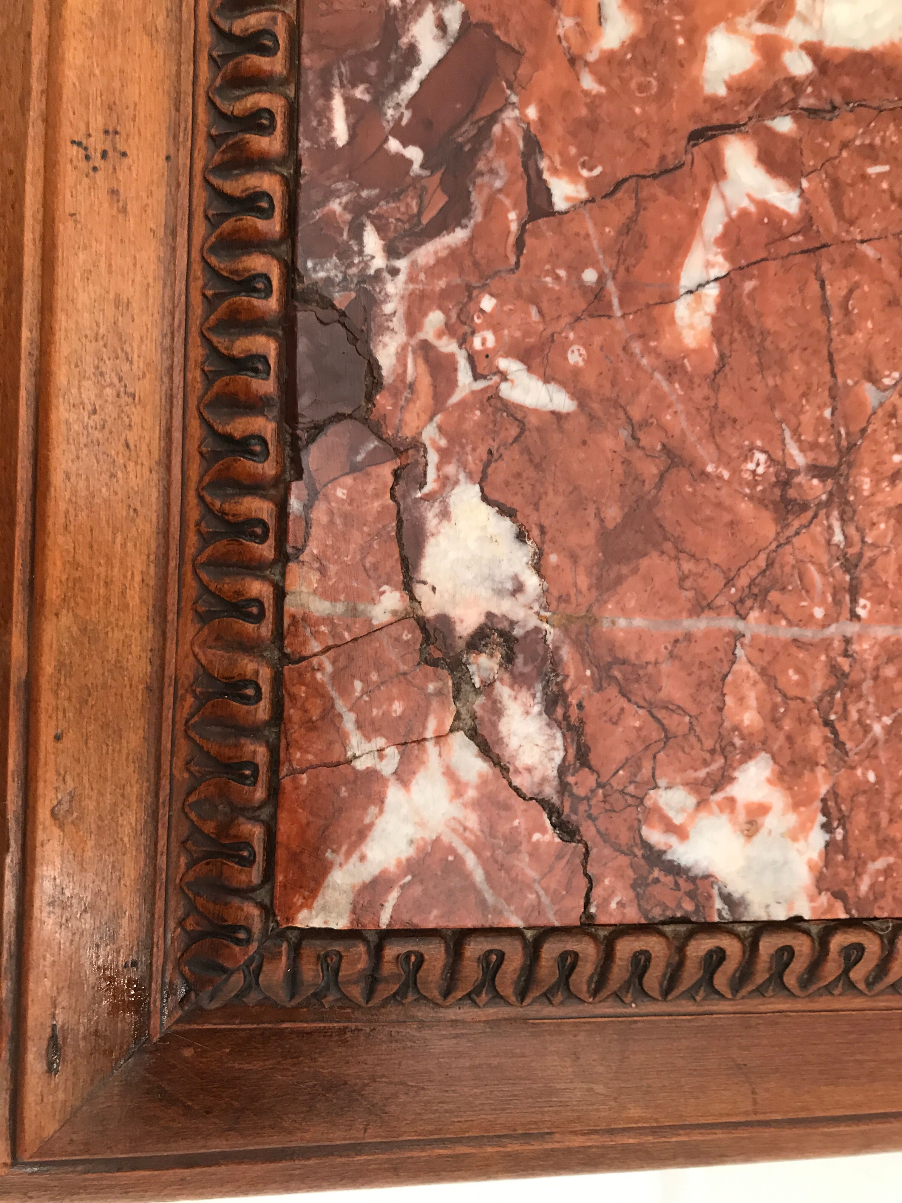 Saddle marble tray 1900