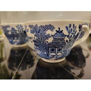 4 English porcelain cups
