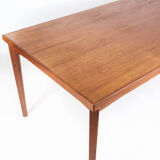 Dining table in teak with extension plates, of Danish design, 1960s