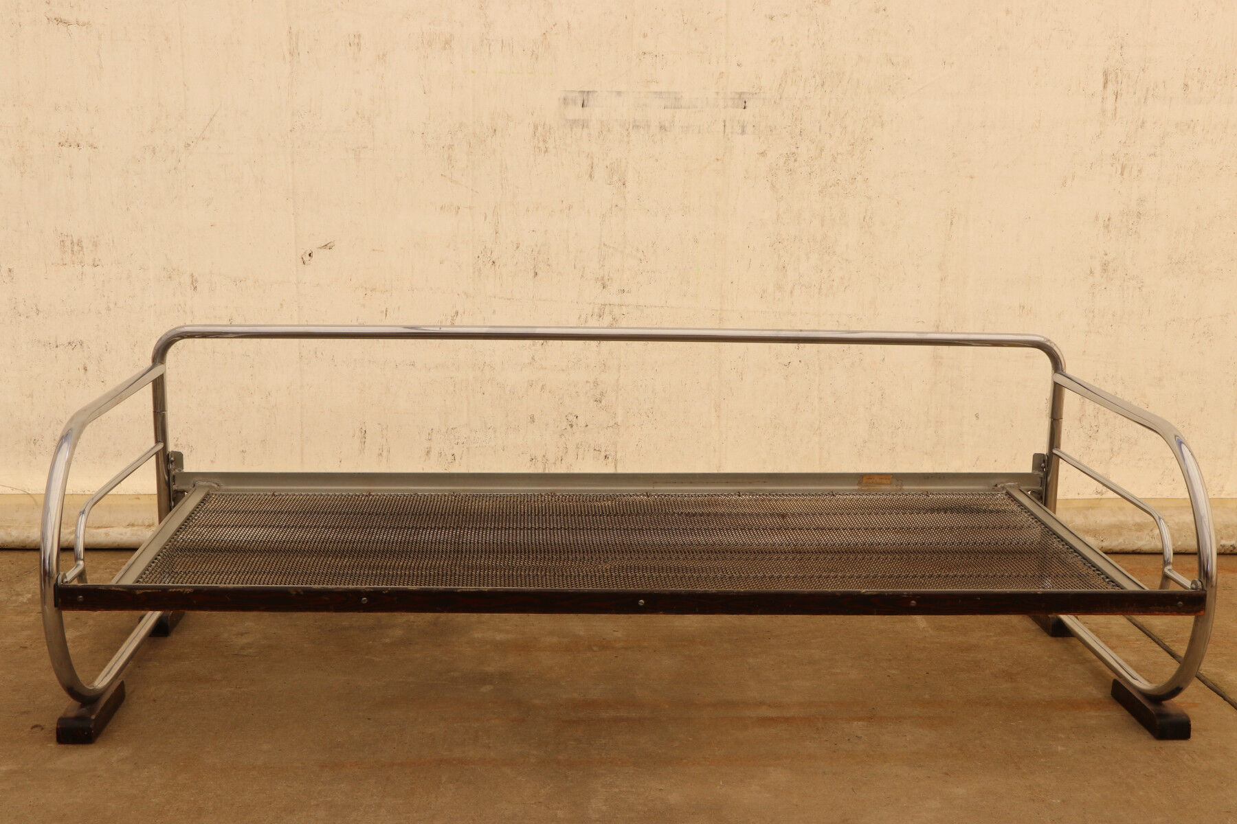 Chrome Bauhaus Sofa by Hynek Gottwald, Bohemia, 1930s