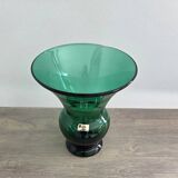 Vase vert JM Glass