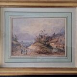Gaspard Gobaut (1814-1882), watercolorist at the Ministry of War - Watercolor on paper - Landscape