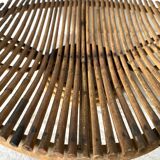 Vintage rattan basket