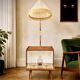 Vintage East German Cocktail Bar Cabinet & Floor Lamp