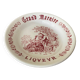 Grand Marnier Liqueur ashtray with marquis and marquise decoration