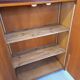 Small vintage oak wood cabinet from the 60s
