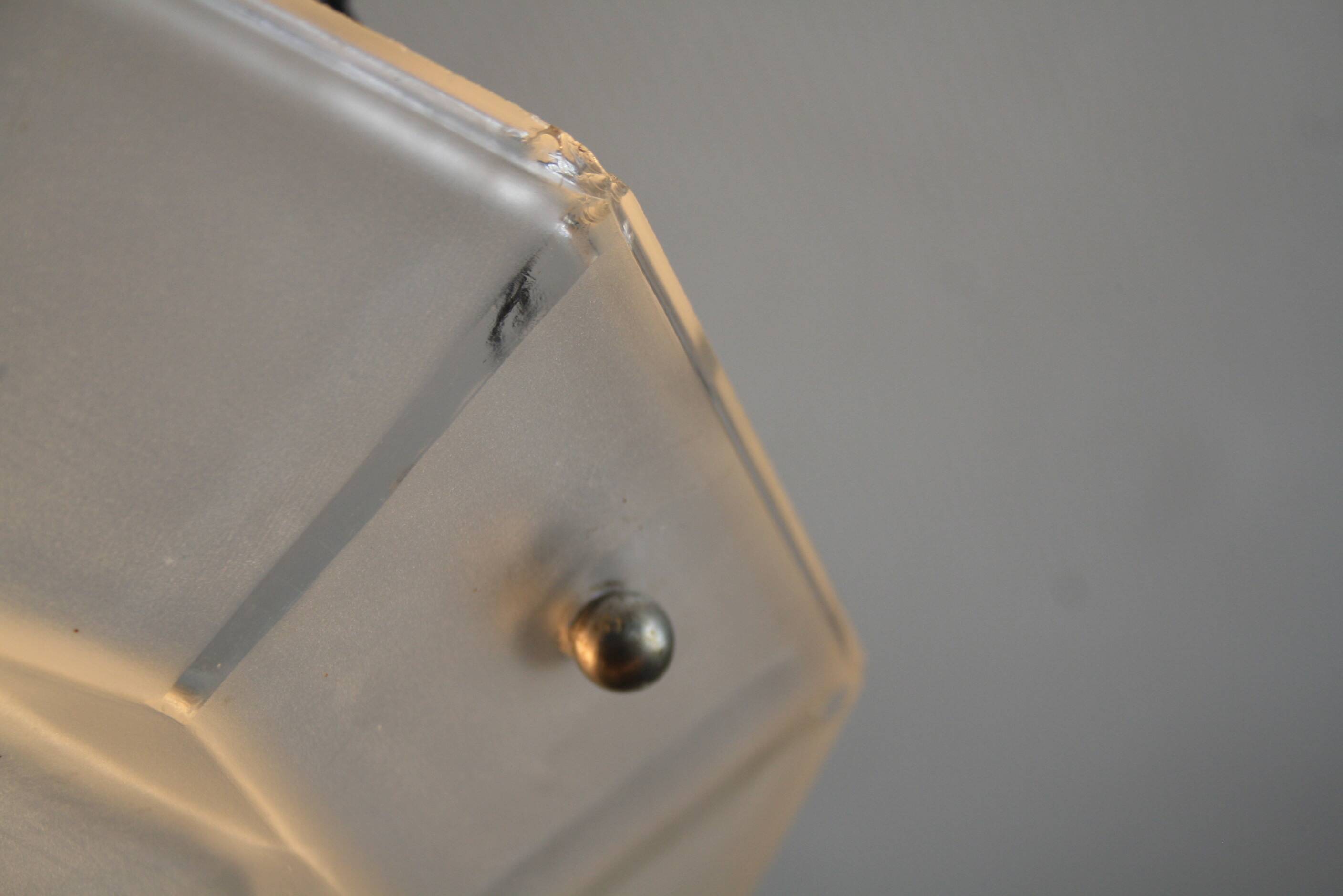 Art Deco coupe pendant light