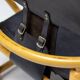 Piero Palange - G23 "Hoop" chair in Saddle black leather