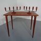 Danish Filigree Teak Candleholders, 1960s, Set of 2