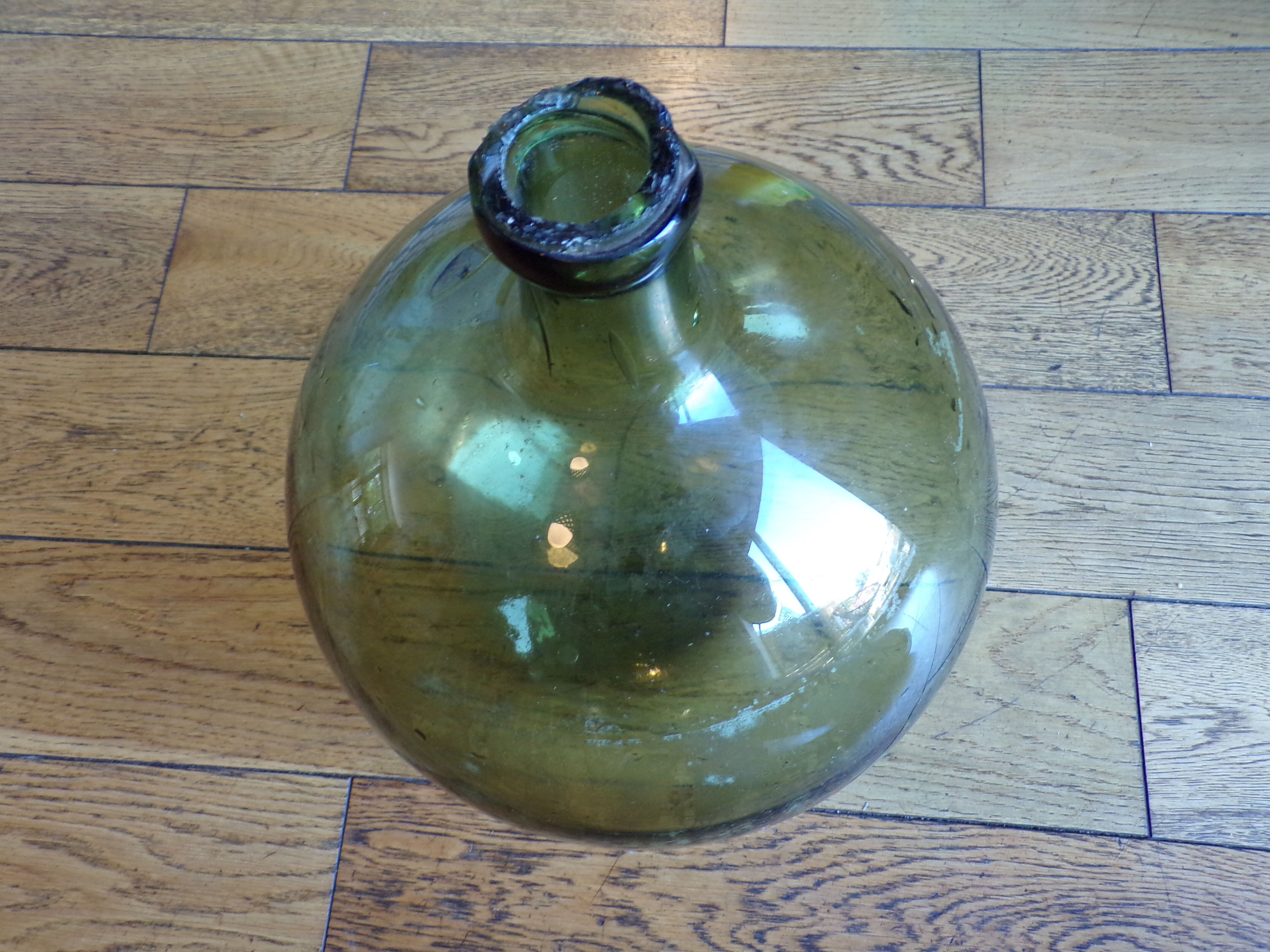 Demijohn blown glass 12l