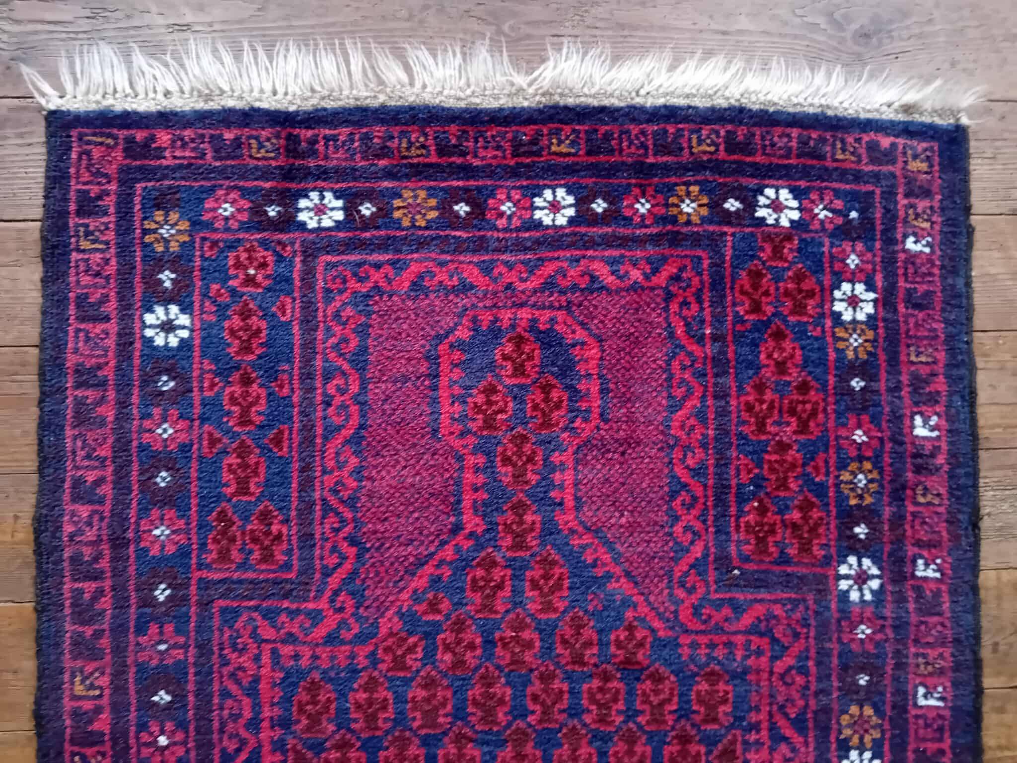 Handmade Afghan Beluch Rug 140x89cm
