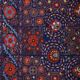 Vintage hand-embroidered tribal tapestry 245x303 cm
