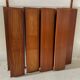 Kai Kristiansen Teak Shelving System, Felballes Møbler. Set of 8.