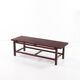 Vintage Wooden Bench, Italian Design 1960