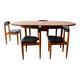 Table à manger G Plan du milieu du siècle 1960 et 4 chaises de salle à manger par Schreiber