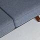 Illum Wikkelso model ML-90 three-seater sofa Laursen Denmark 1960