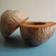 vintage ice bucket coconut Nocodaf Abidjan 70s
