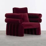 Velvet armchair
